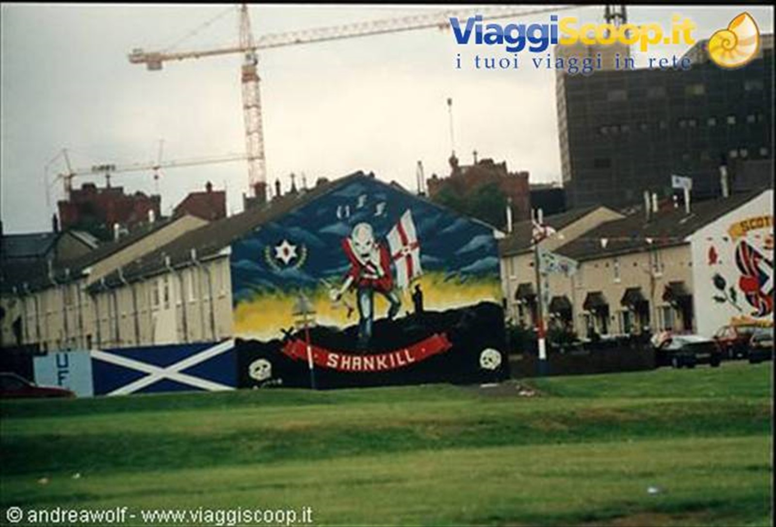 Belfast. Murales zona protestante Shankill