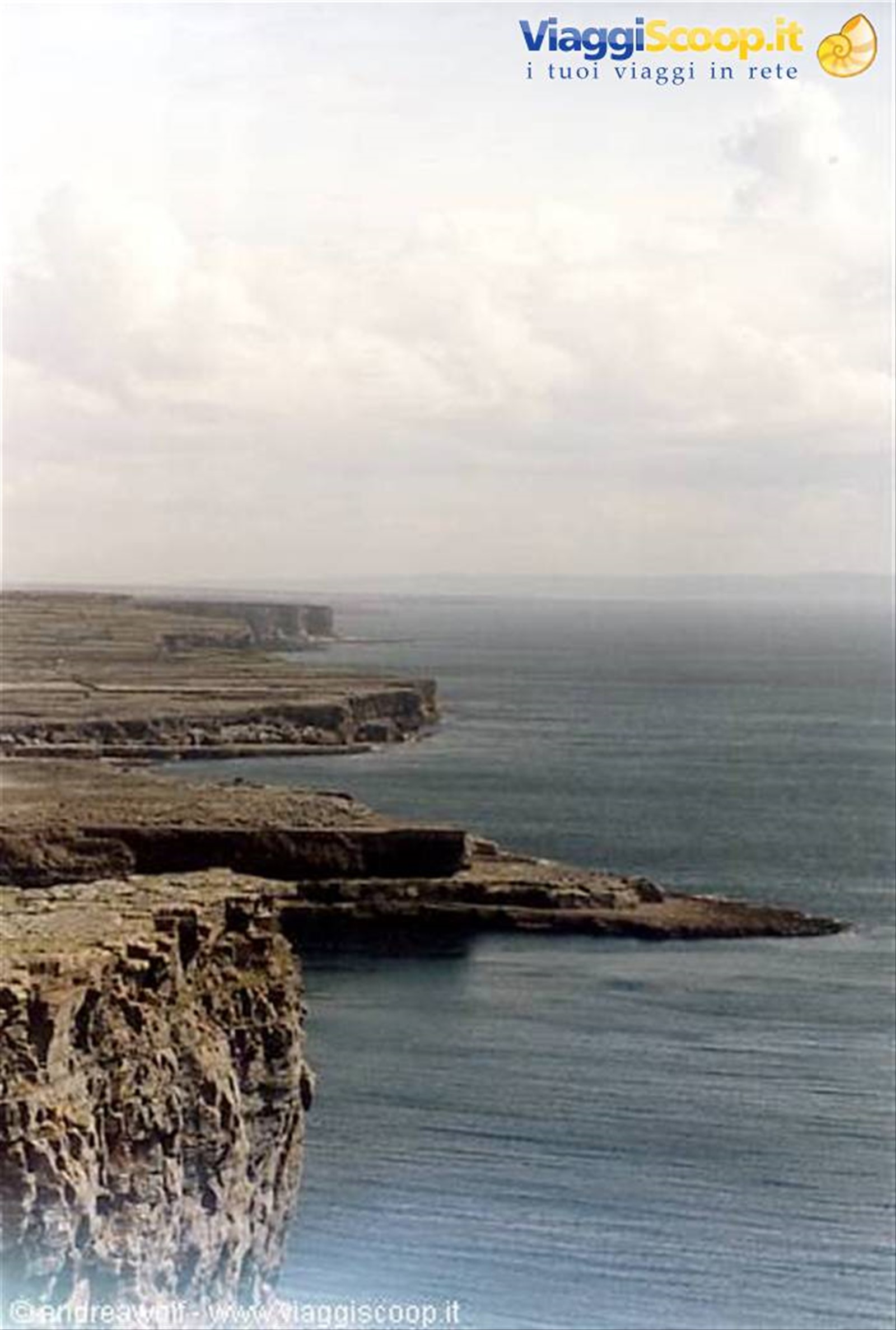 Aran. Scogliera a picco sull'Oceano Atlantico