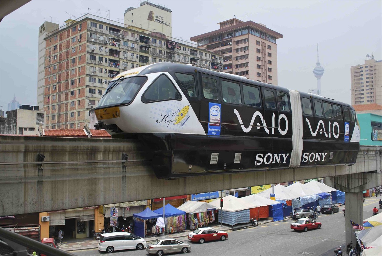 Il comodissimo Skytrain di KL