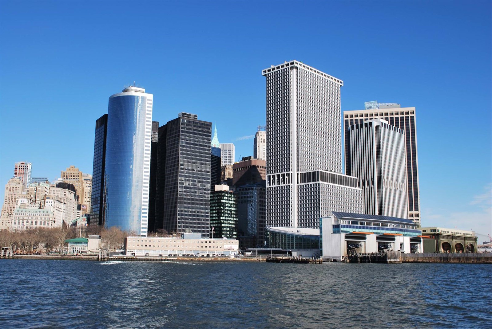 Manhattan vista dal fiume Hudson