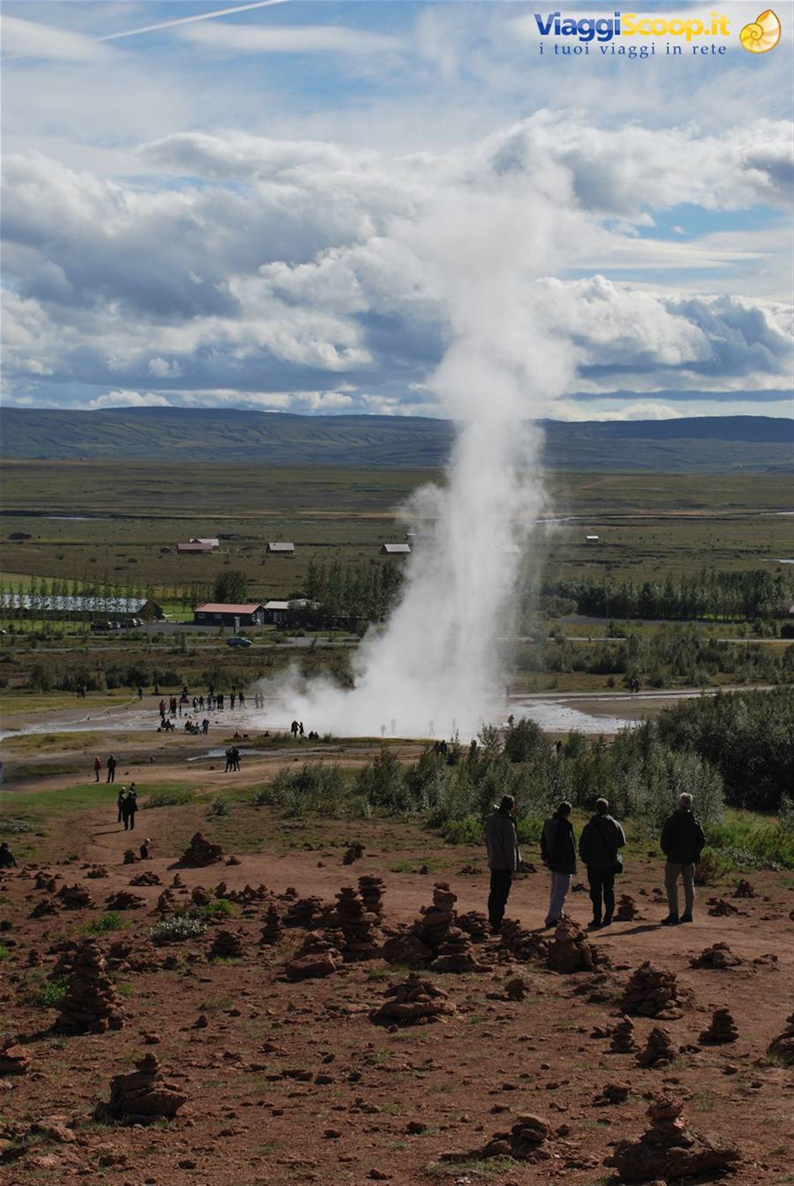 Lo sbuffo di vapore dello Strokkur