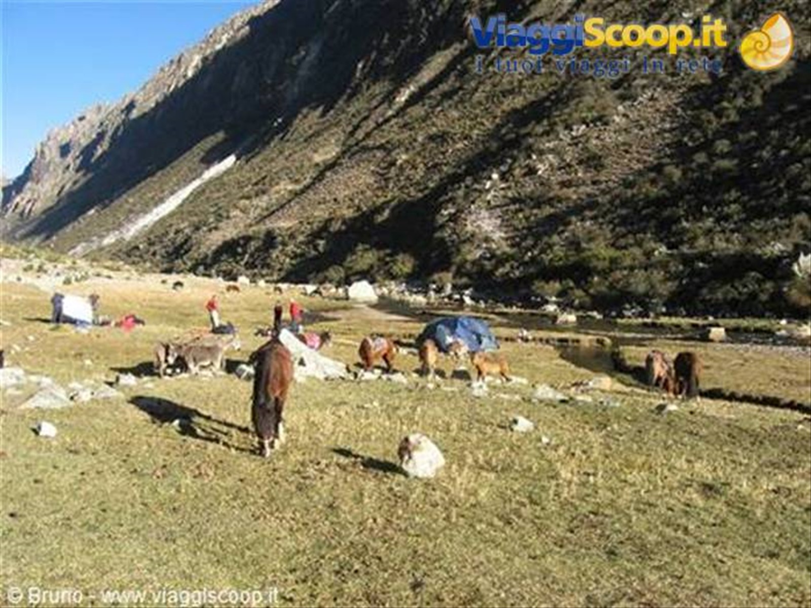 Trekking nella Cordillera Blanca - Primo campo