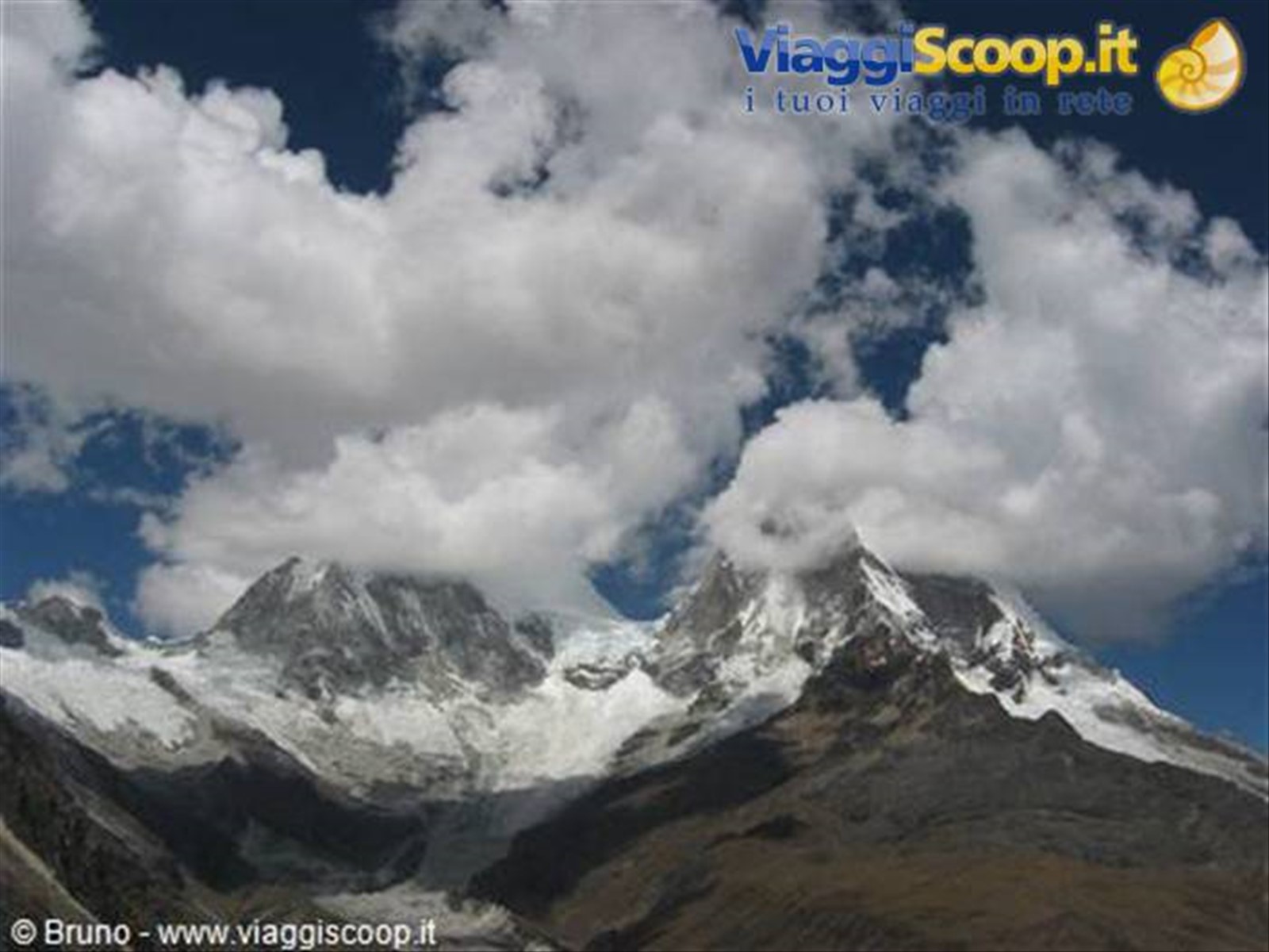 Trekking nella Cordillera Blanca - L'Huascaran dal passo Portachuelo