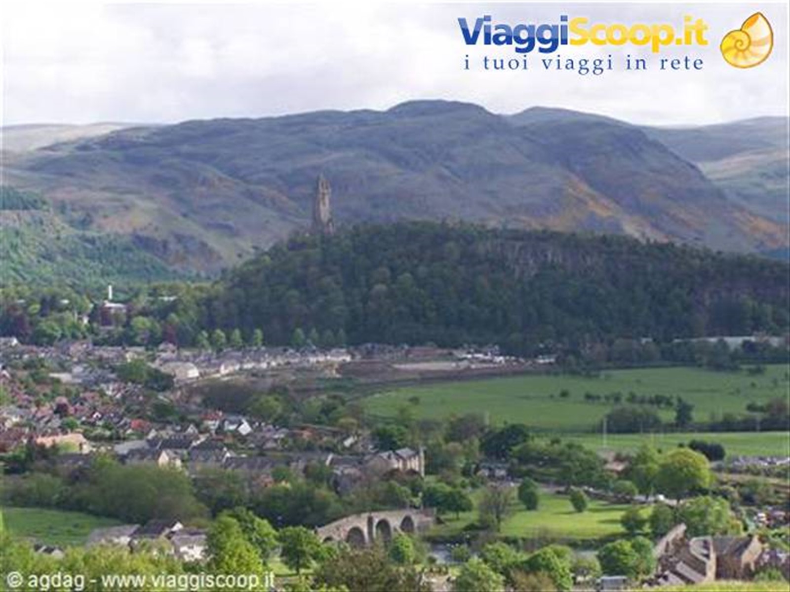 Stirling - Paese visto dal Castello