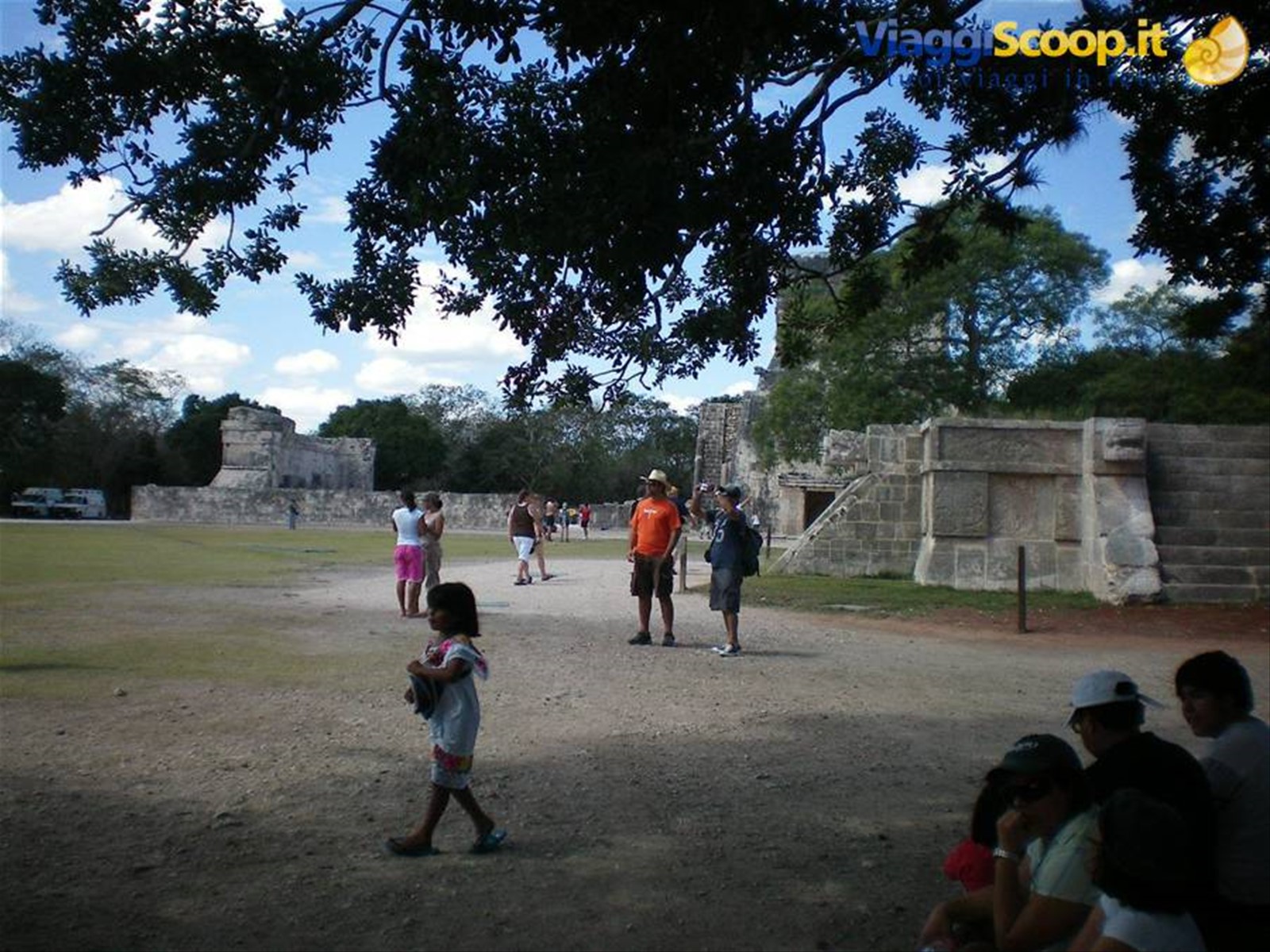 turisti a chichen-itza