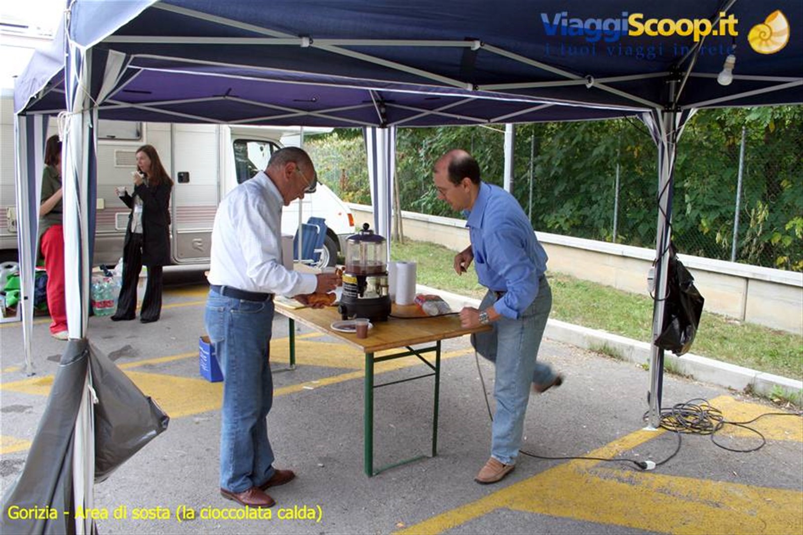 Gorizia - Area di sosta - l'ora della cioccolata calda