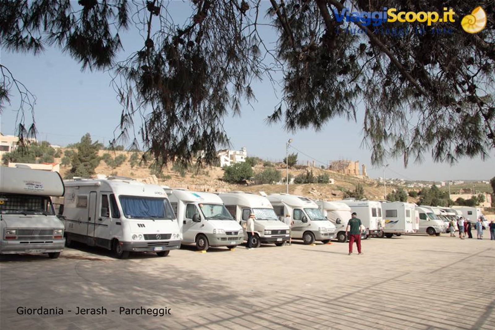 Giordania - Jerash - Parcheggio