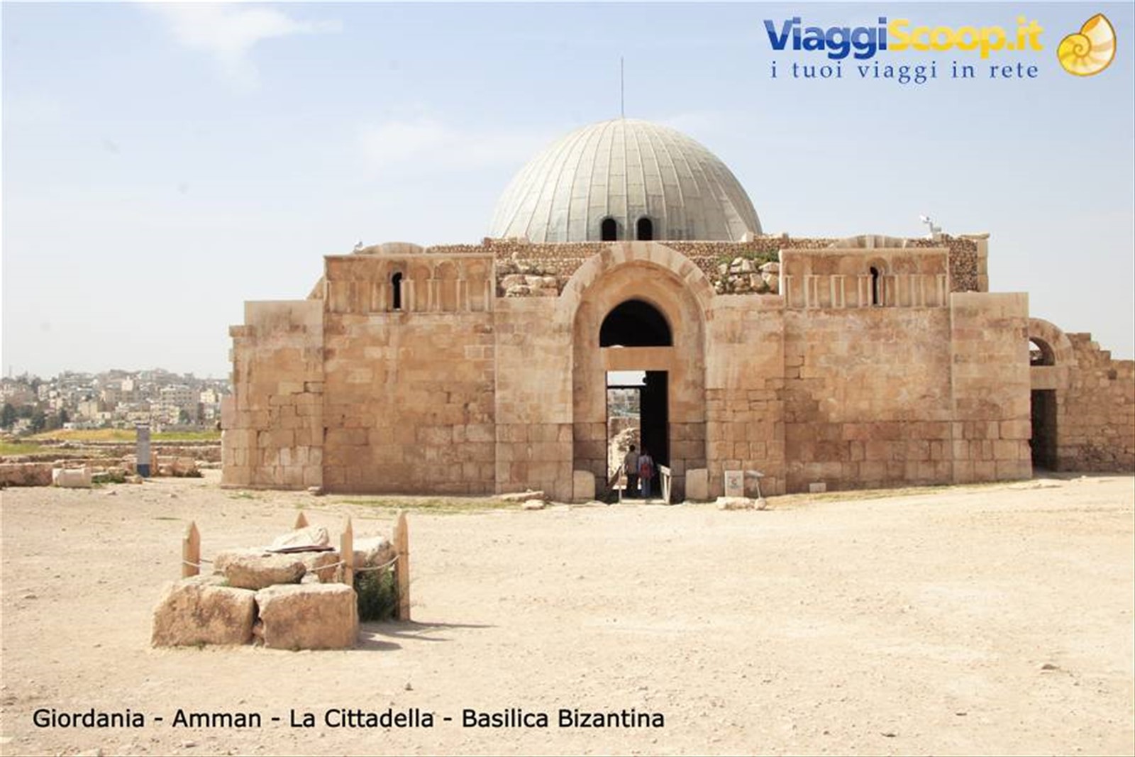 Giordania - Amman - La Cittadella - Basilica bizantina