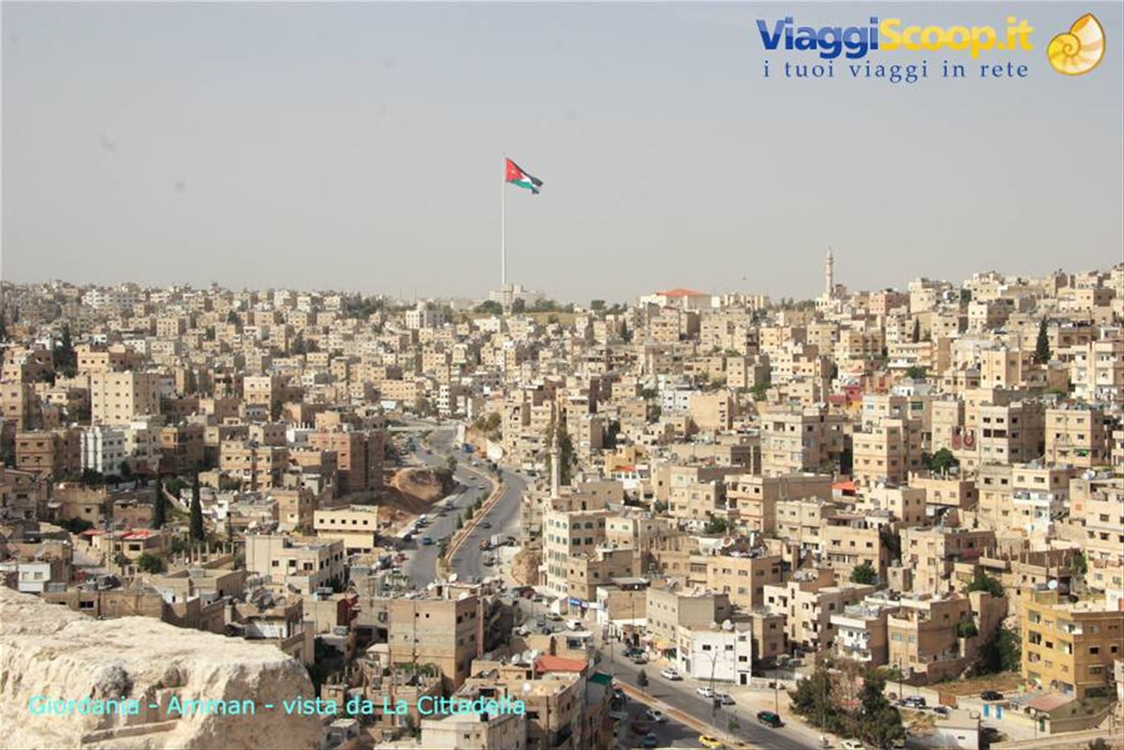 Giordania - Amman - vista da La Cittadella