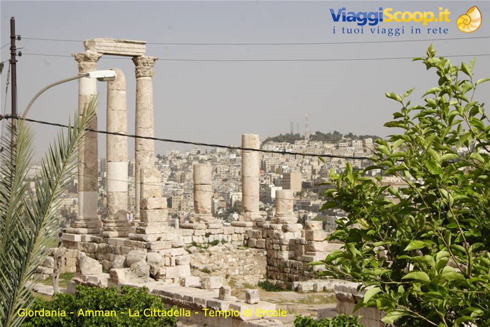 Giordania - Amman - La Cittadella - Tempio di Ercole