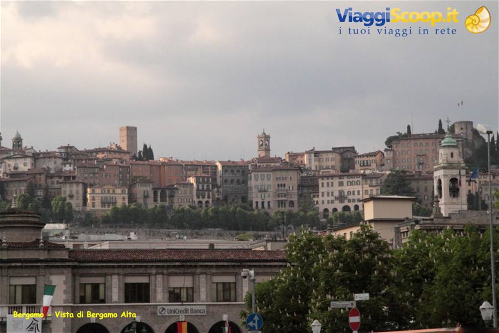Bergamo - Vista di Bergamo alta