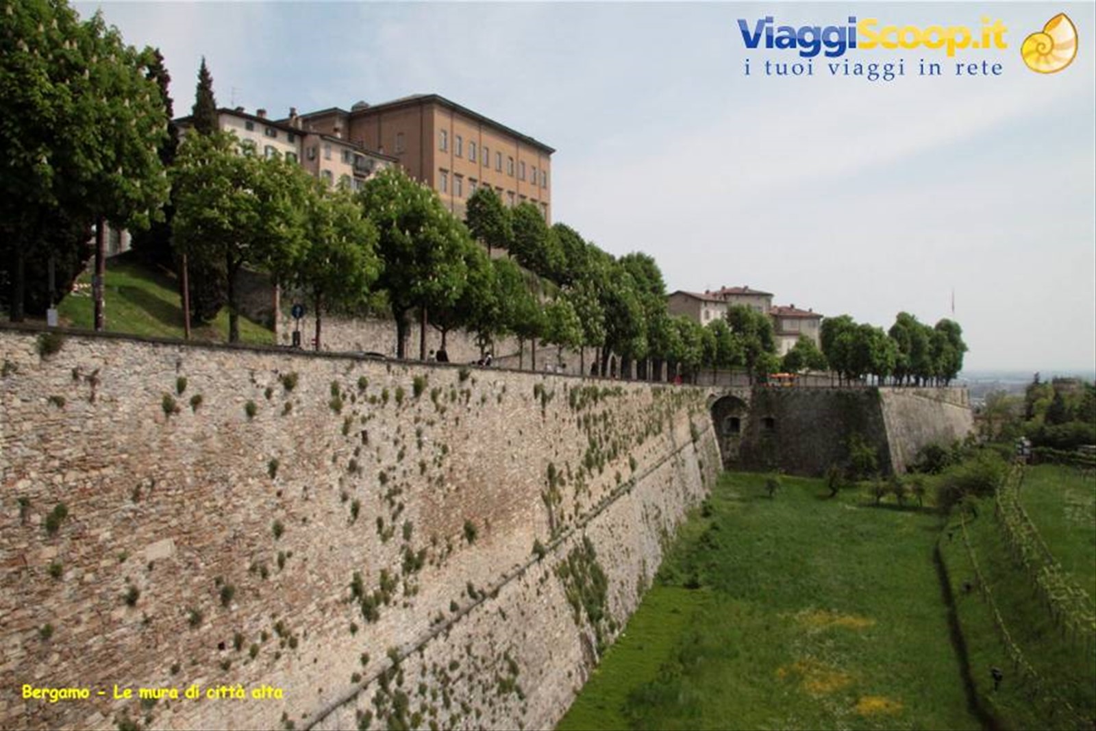 Bergamo - le mura della città alta