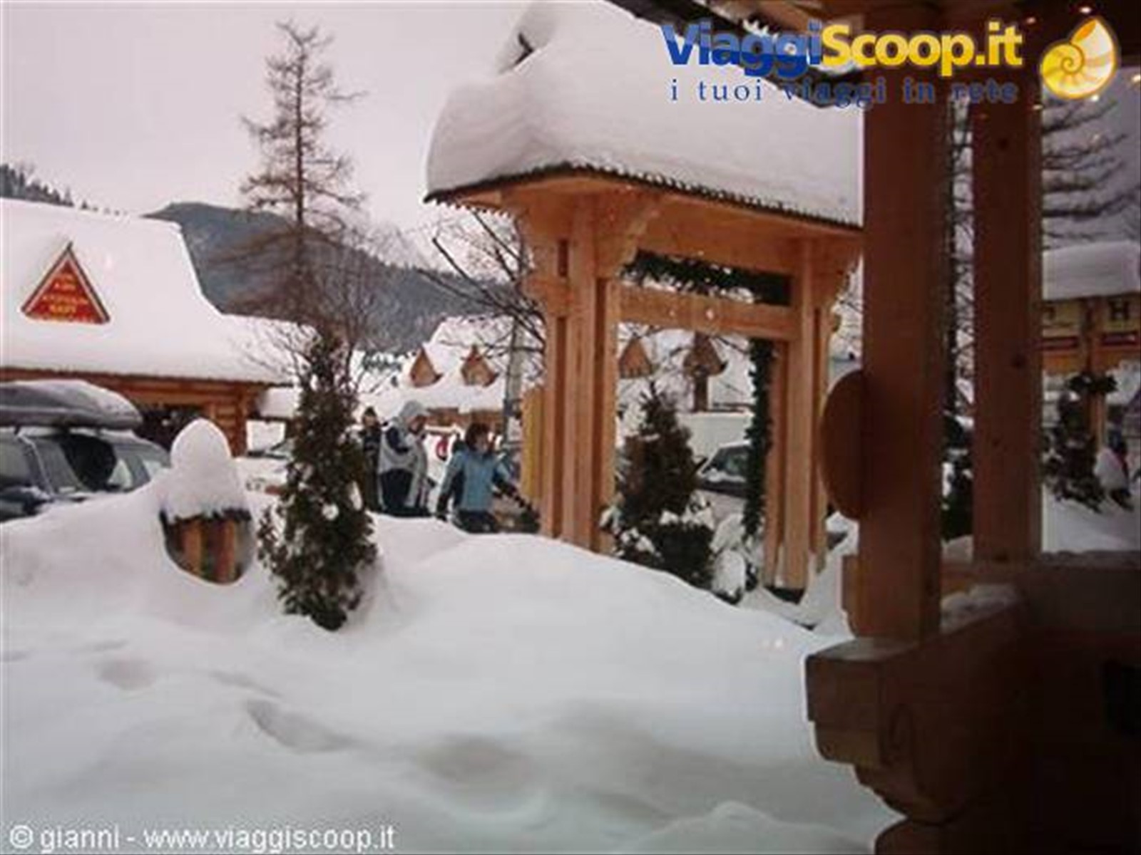 La neve non manca...