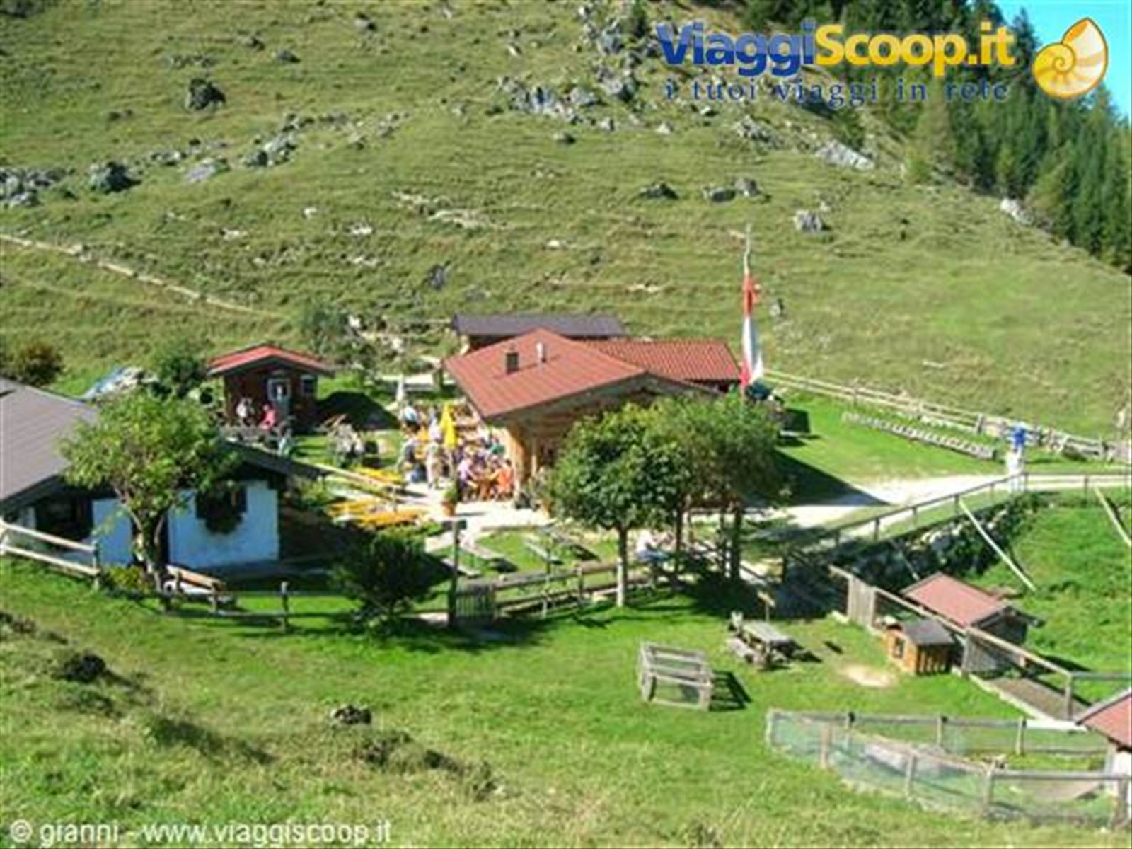 Il rifugio sullo Kranzhorn a 1254
