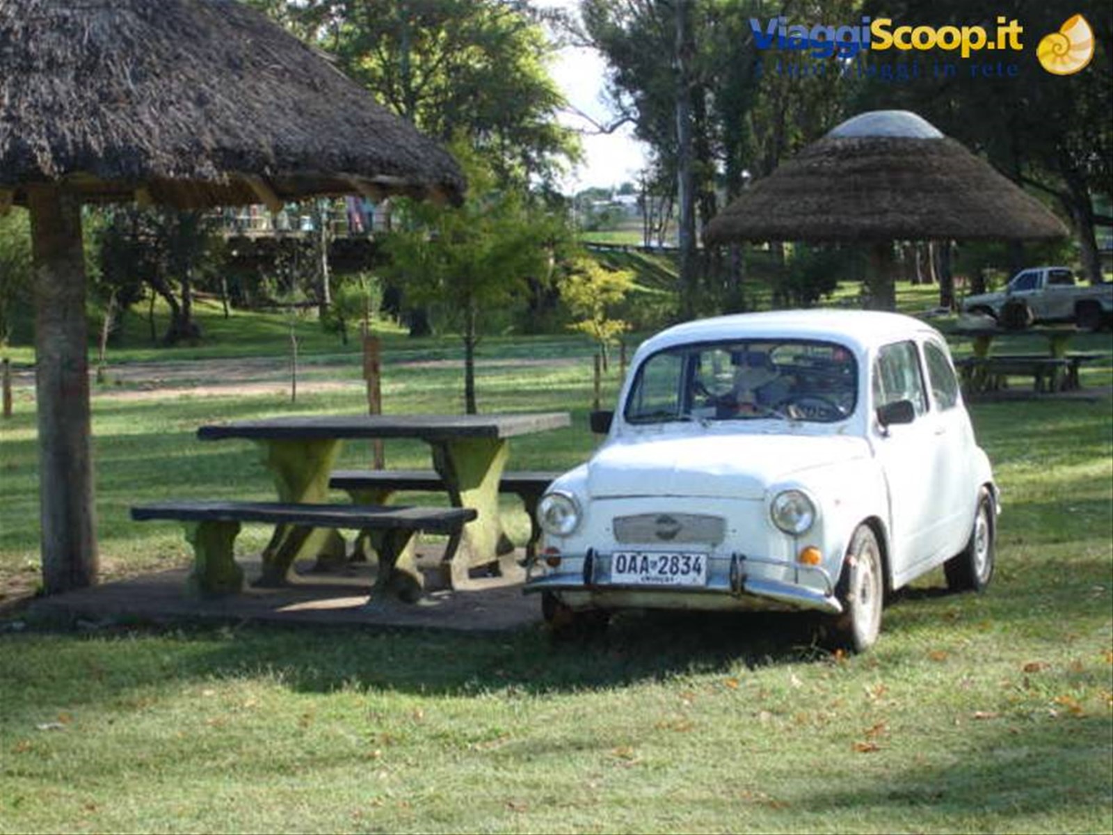La "vecchia" Fiat 600, anch'essa presente alla Patria Gaucha.