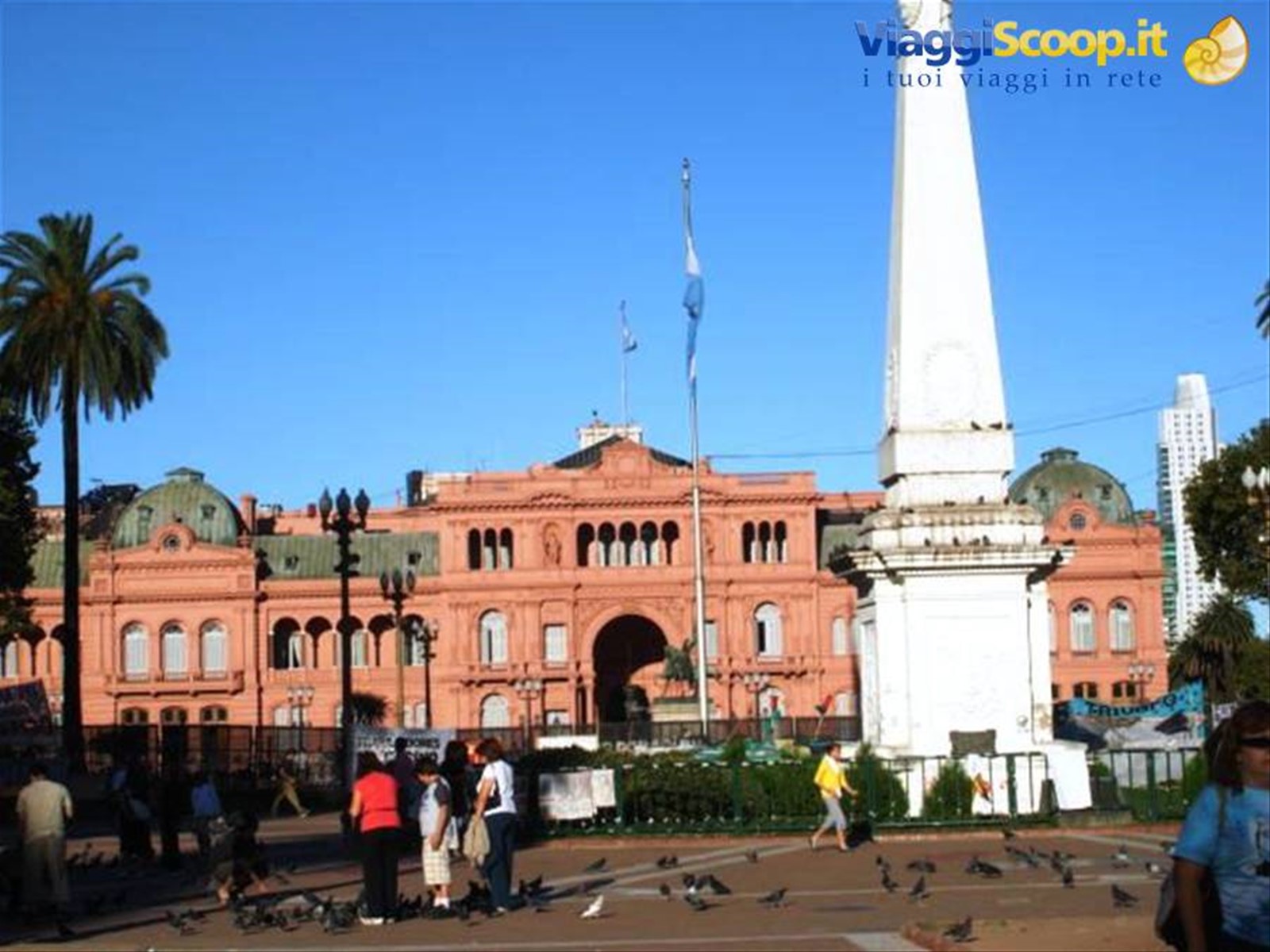 La casa Rosada.
