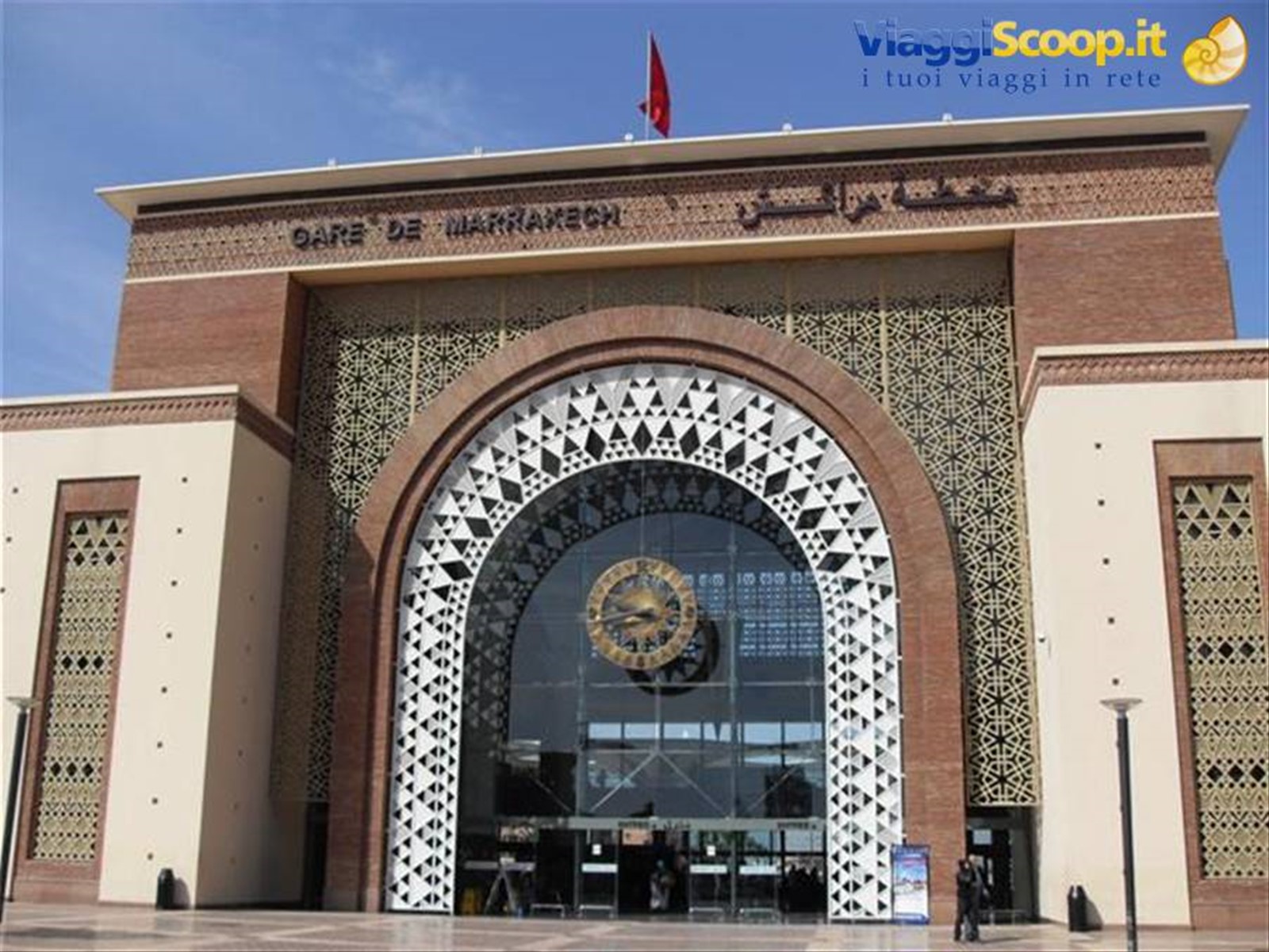 la stazione ferroviaria di Marrakech