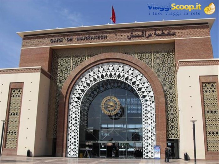 la stazione ferroviaria di Marrakech