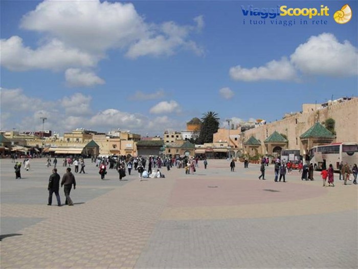 la piazza a Meknes