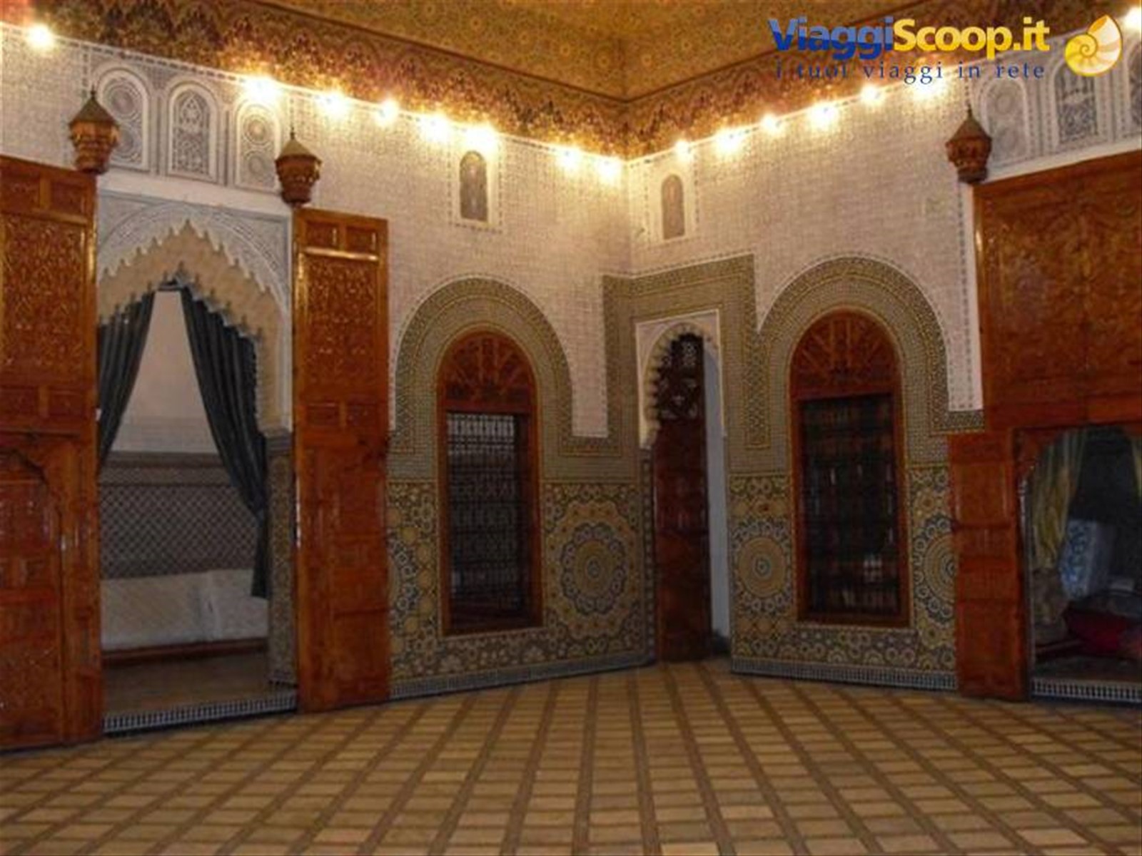 la sala per gli ospiti