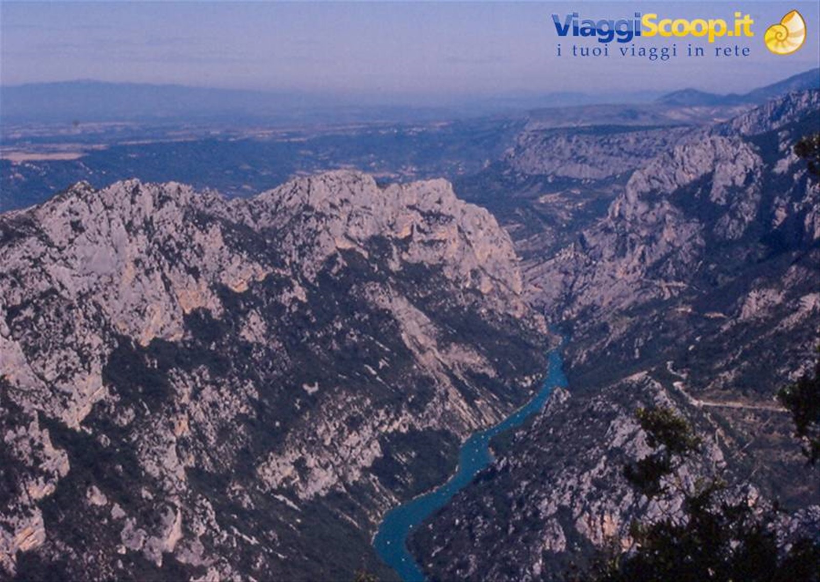 Gorges du Verdon, veduta dall'alto