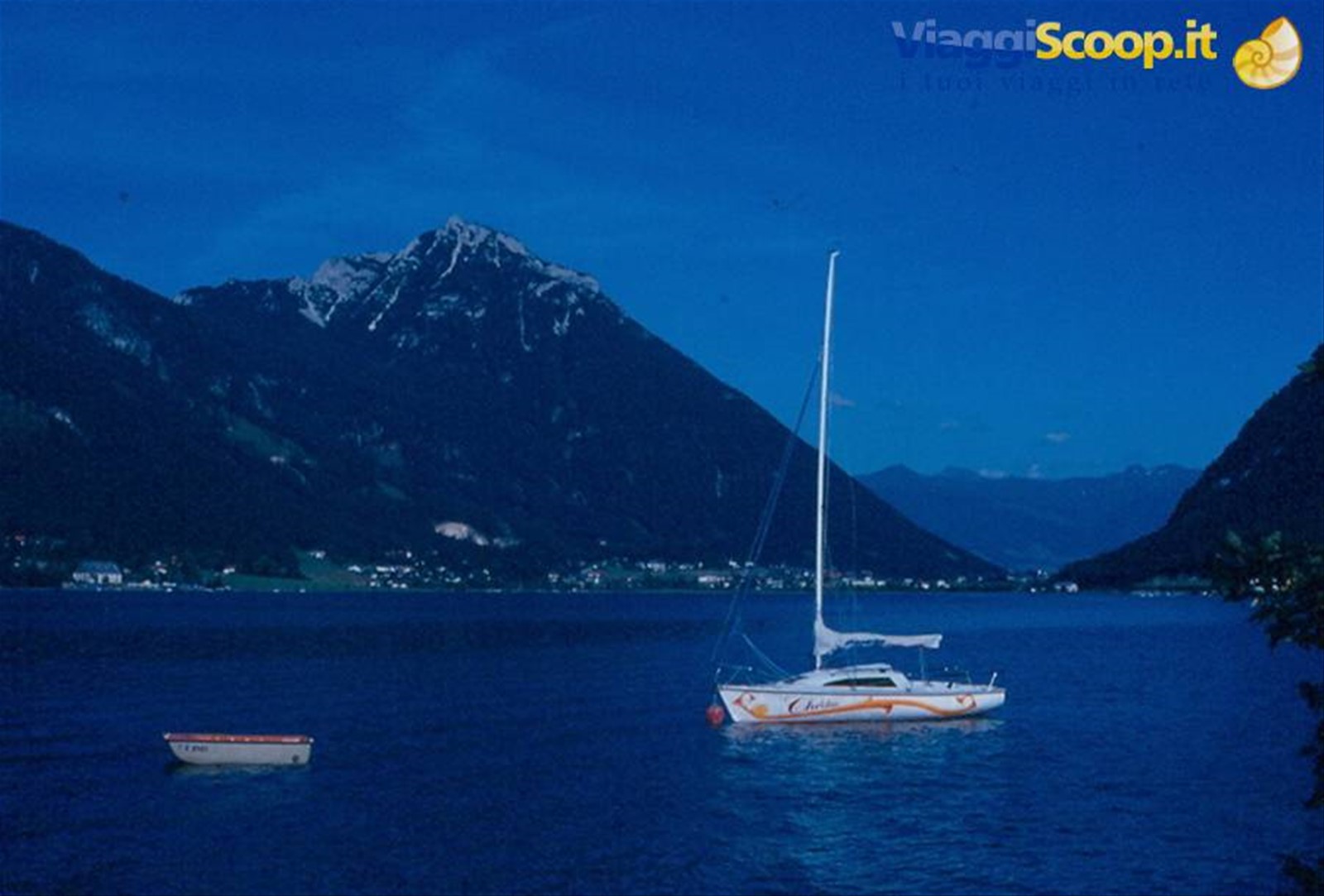 in barca sull'Achensee