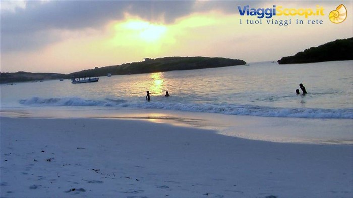 Watamu spiaggia all'alba
