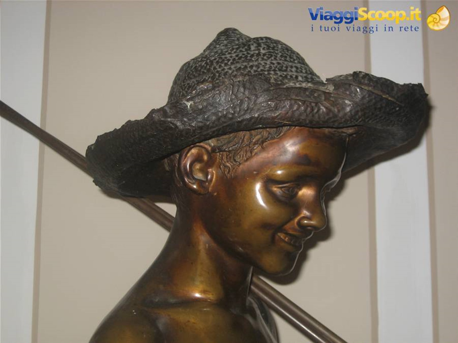 Particolare, scultura in bronzo