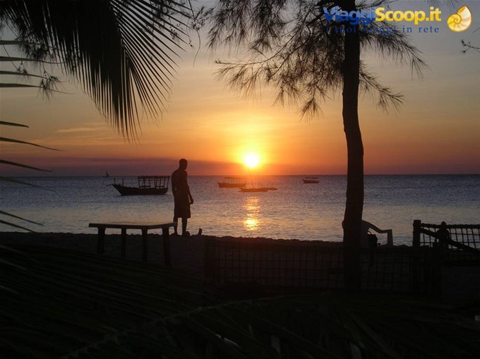 Tramonto sulla spiaggia di Nungwi