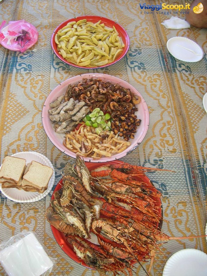 Pranzo sull'isola