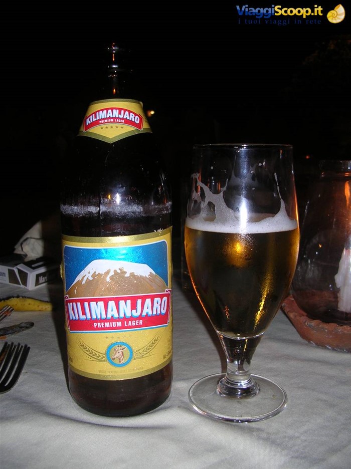 La Kilimanjaro ... la tipica birra della Tanzania