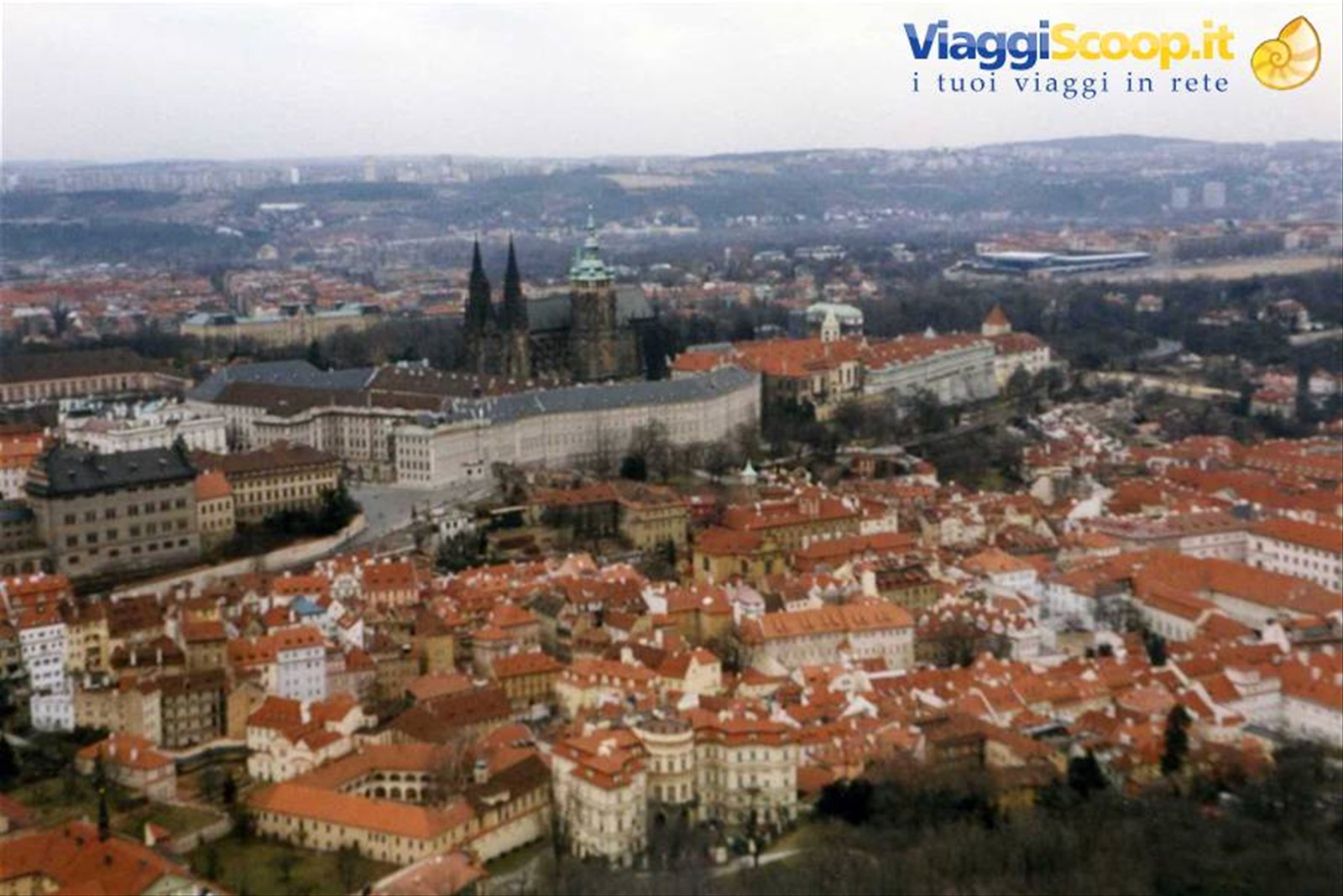Veduta dall'alto della città