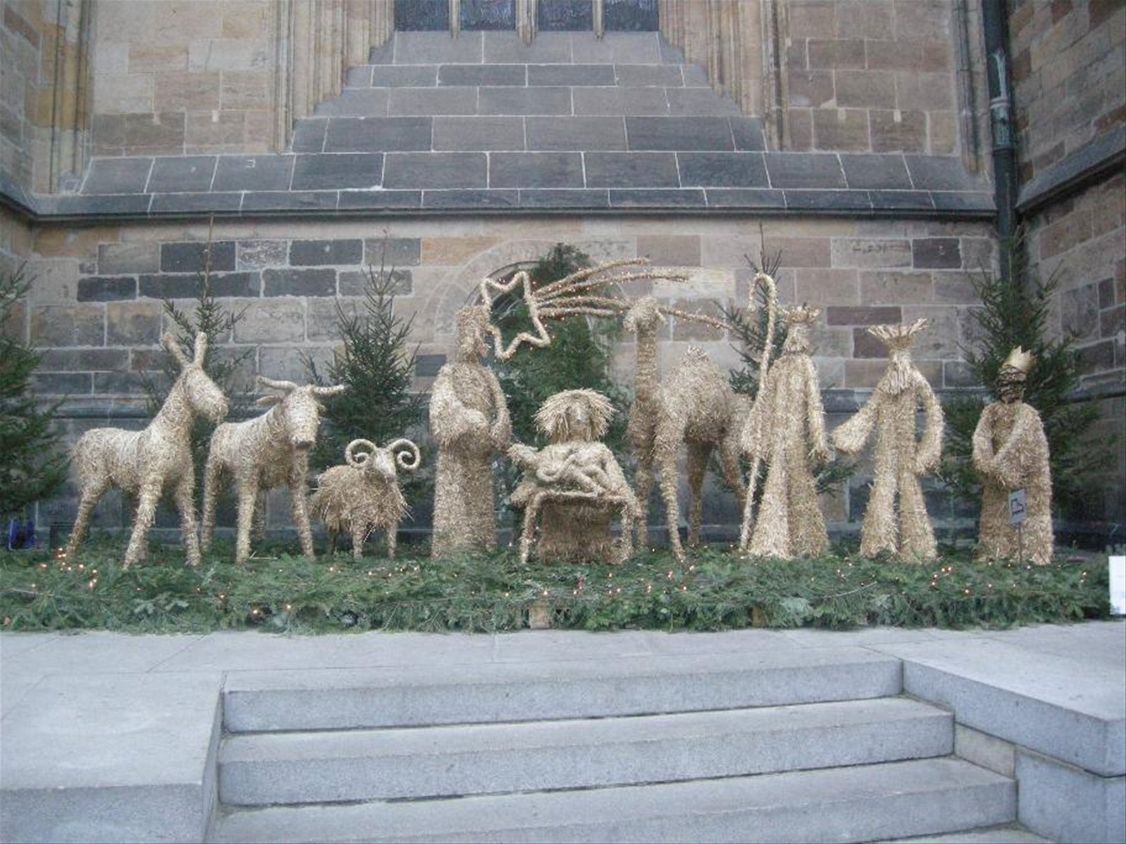 Presepe fuori dalla Cattedrale