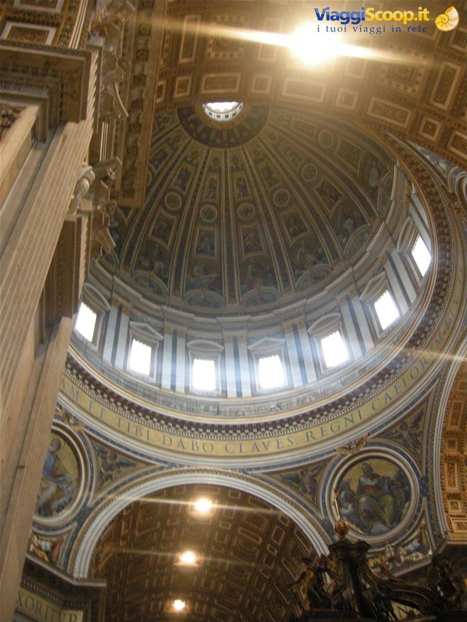 All'interno della Basilica di San Pietro
