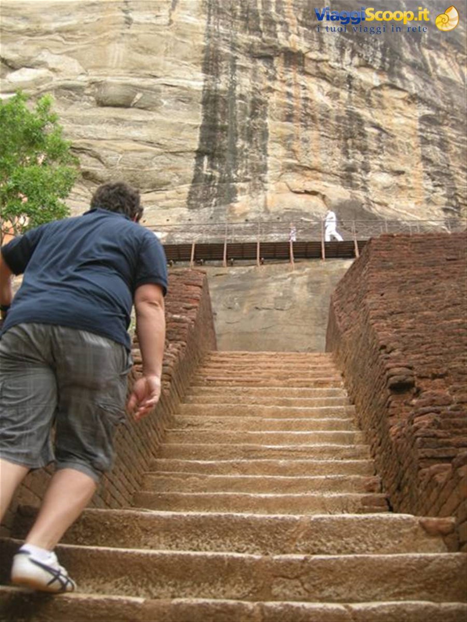 Fortezza di Sigiriya - la salita....