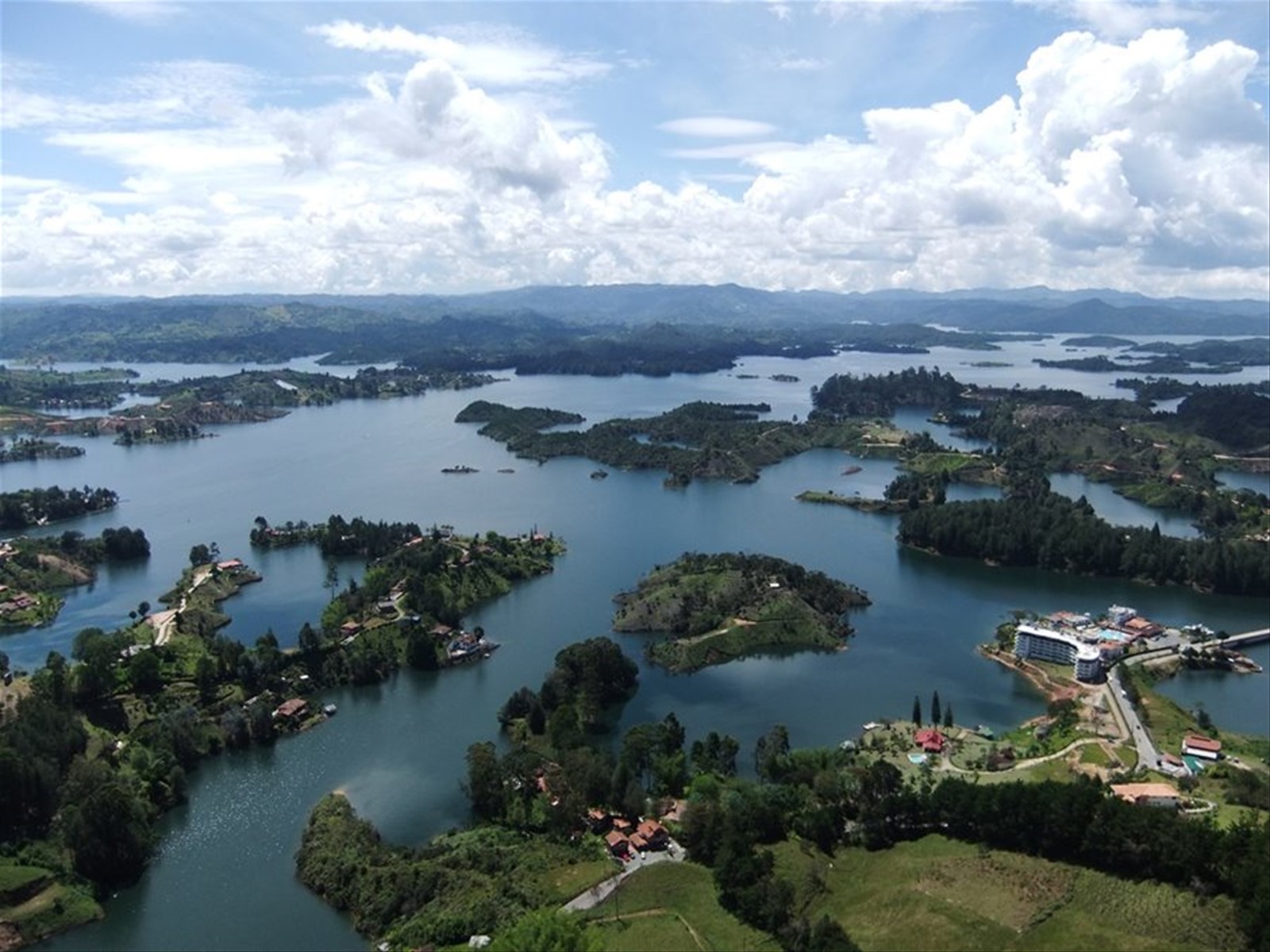 Vista dal Penol de Guatapè