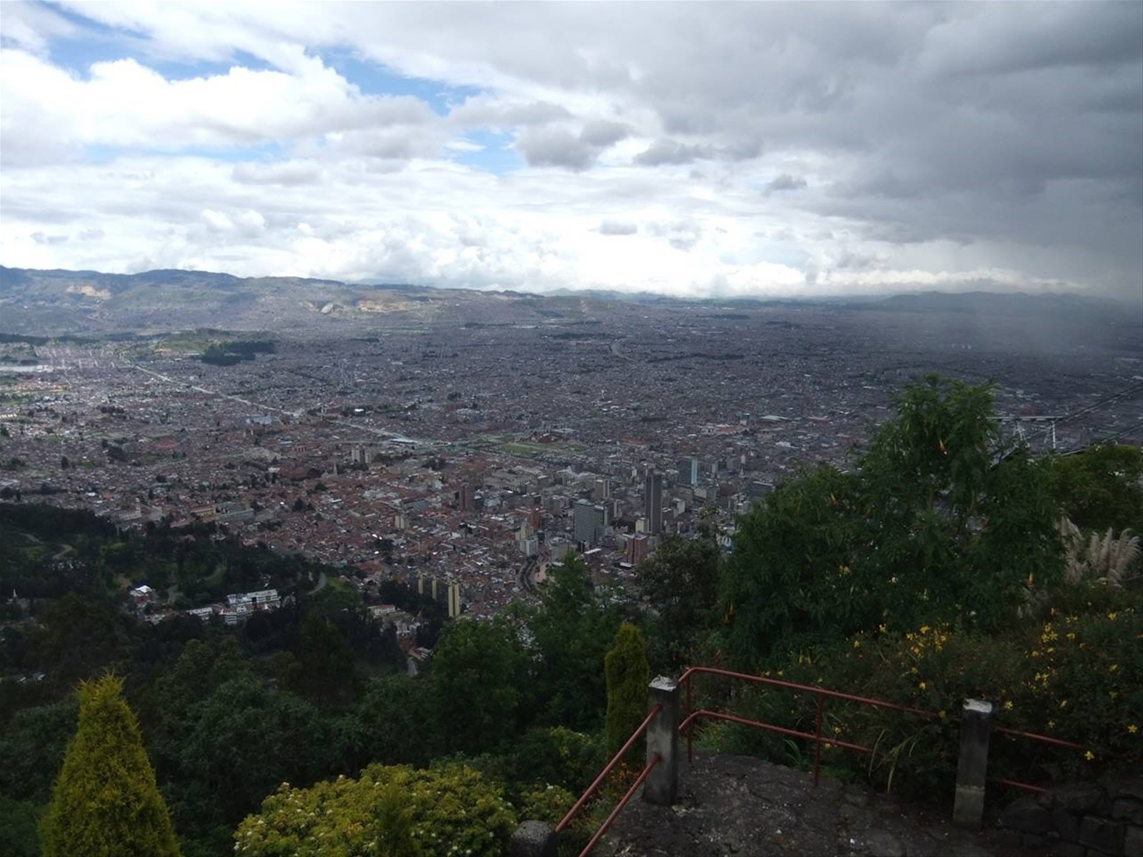 Bogotà dall'alto