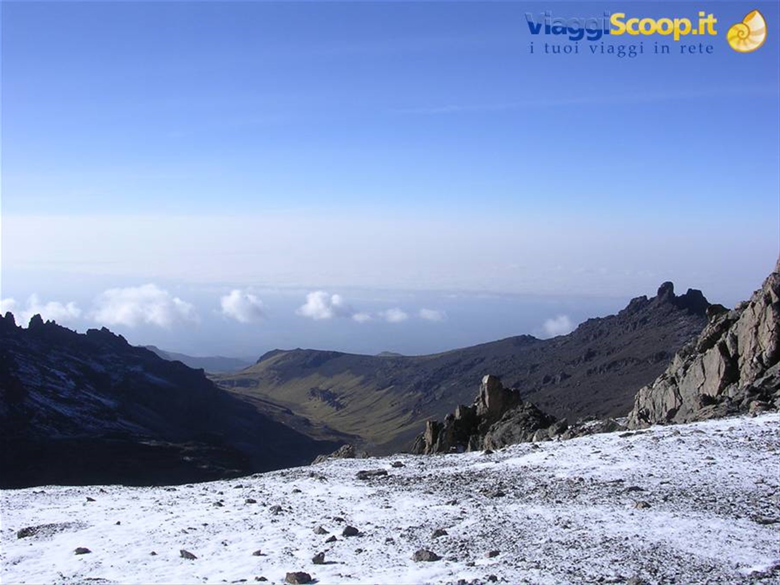 paesaggio dalla cima