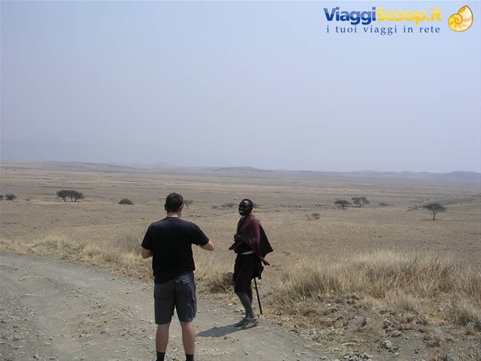 strada verso il lago natron