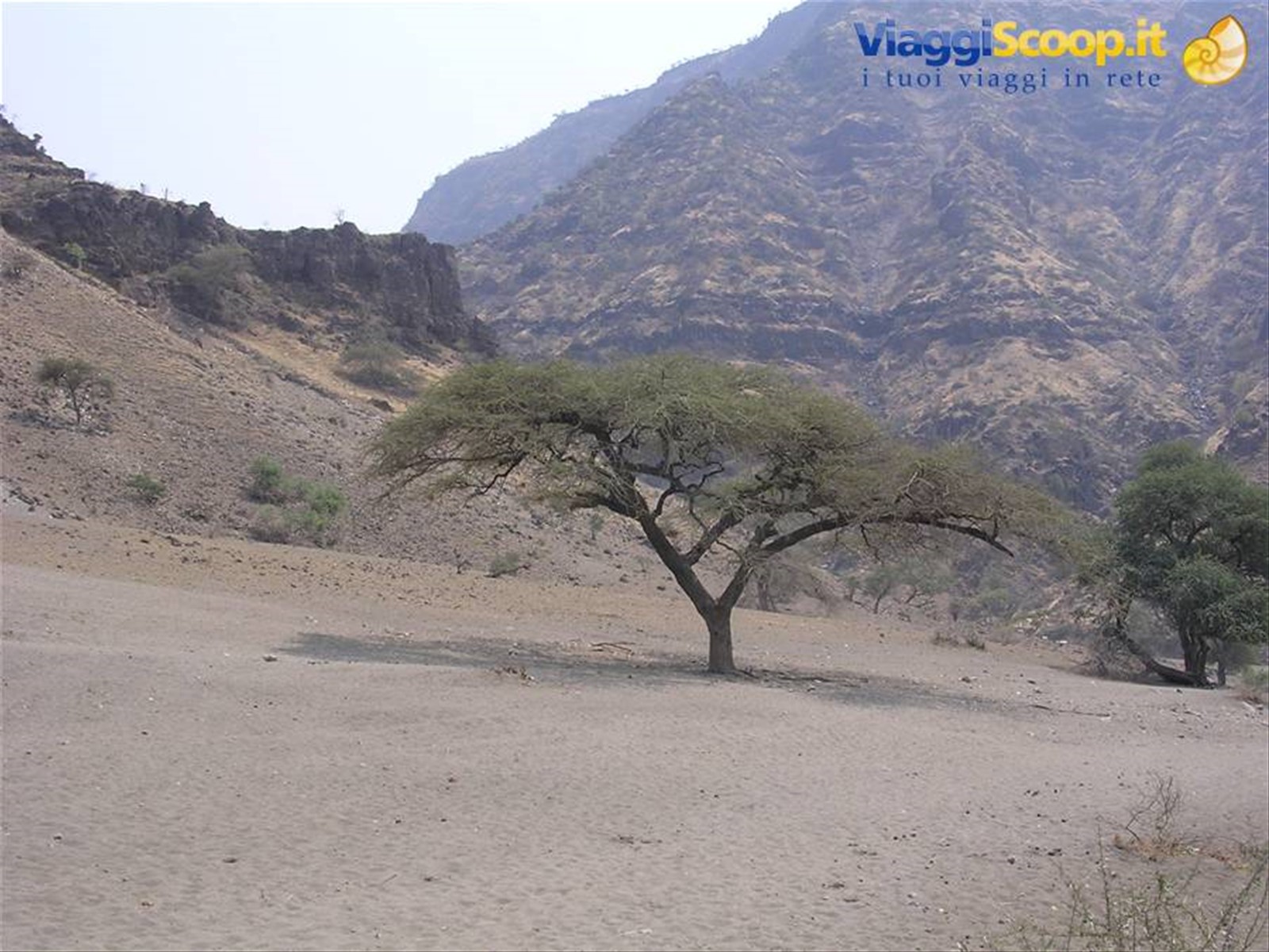 deserto vicino al lago natron