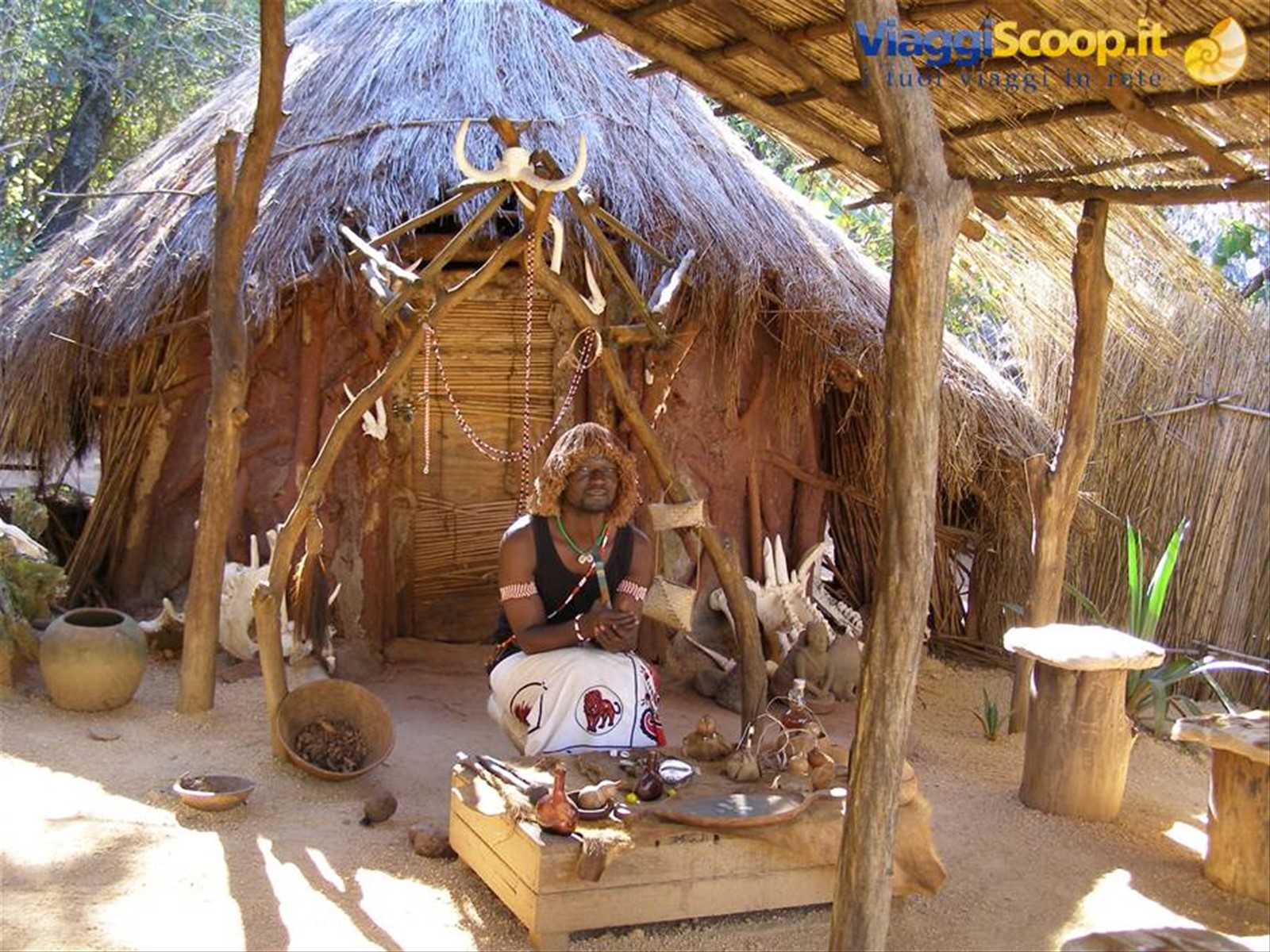 Lo stregone nel villaggio Shangana