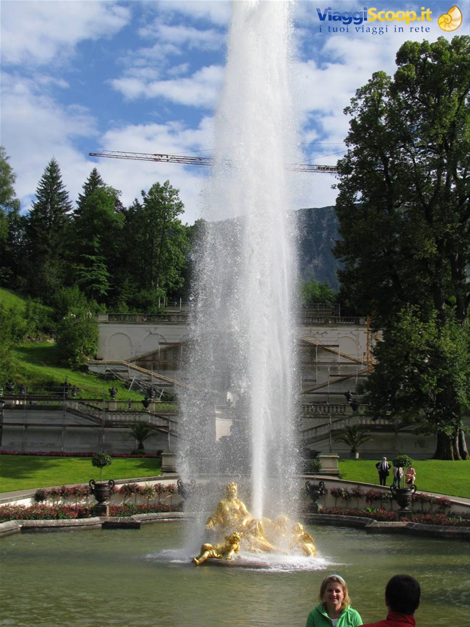 Fontana in funzione