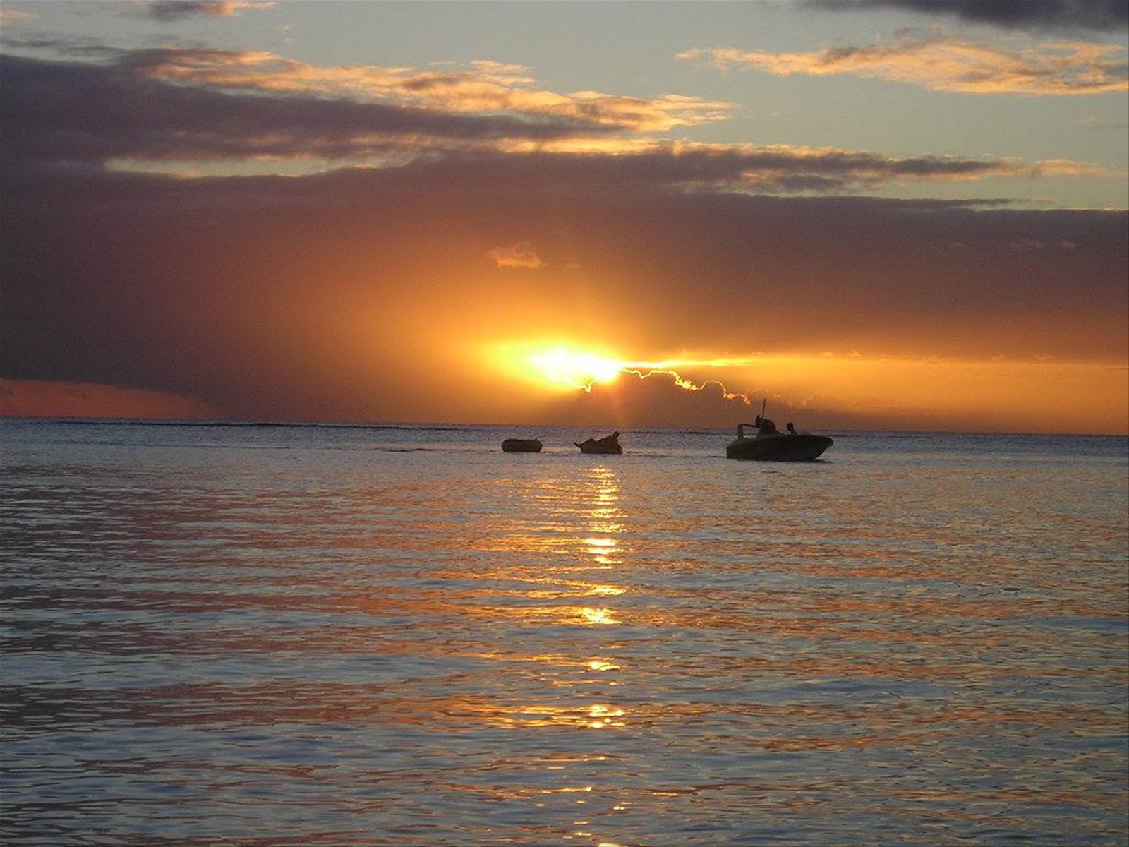 Tramonto a Trou aux Biches