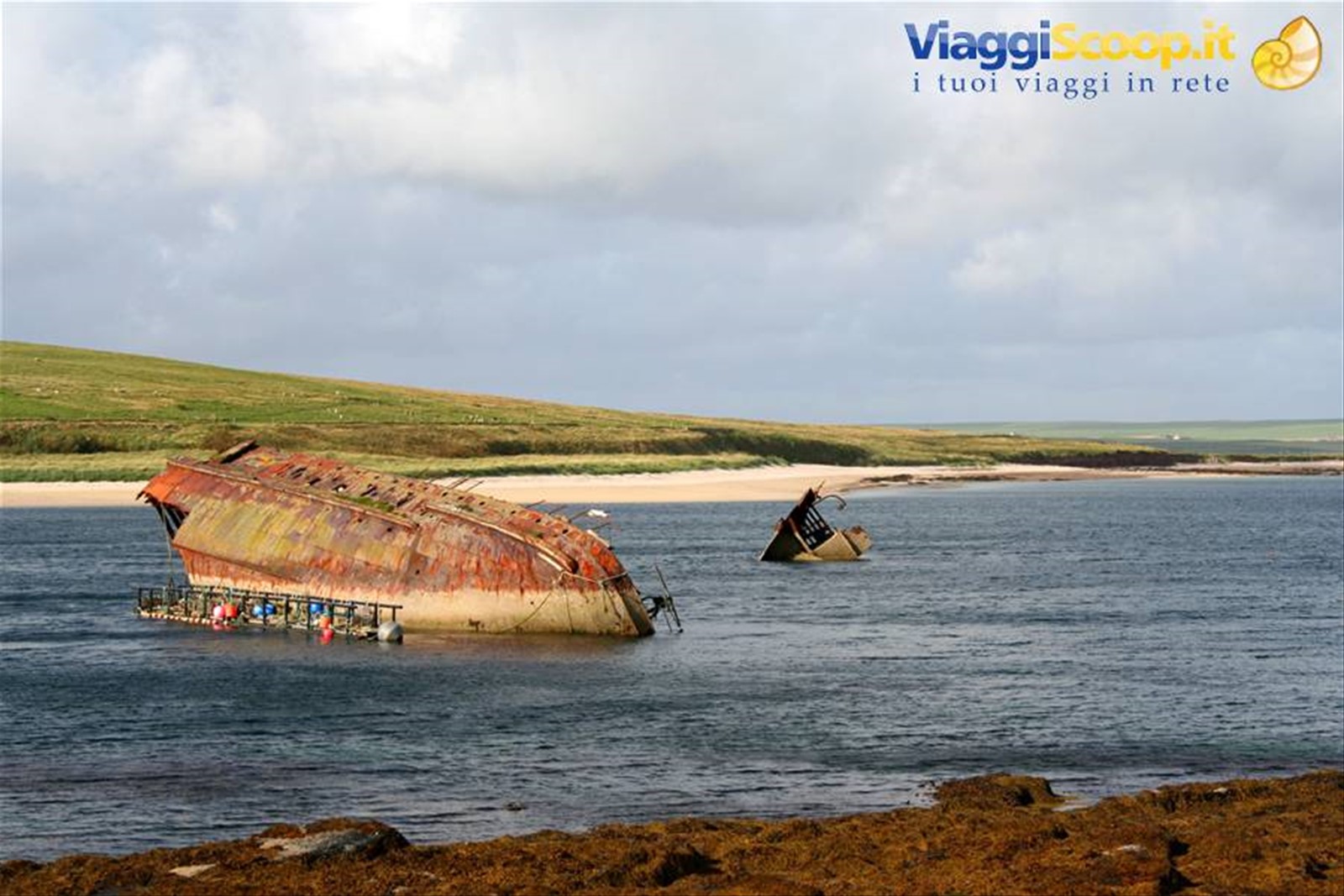 Scapa Flow, Orcadi - relitto di nave germanica