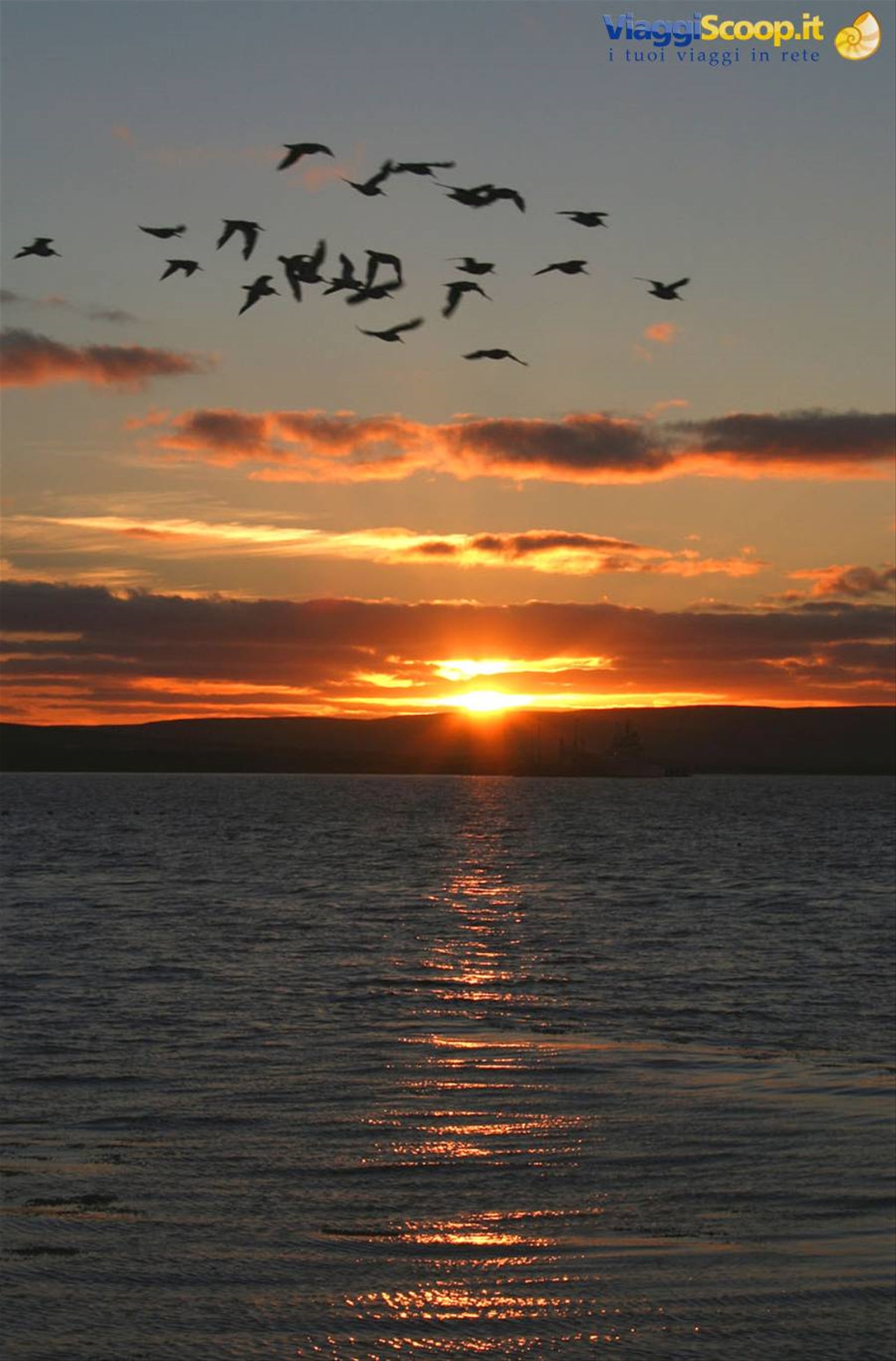 Tramonto sulle isole Orcadi
