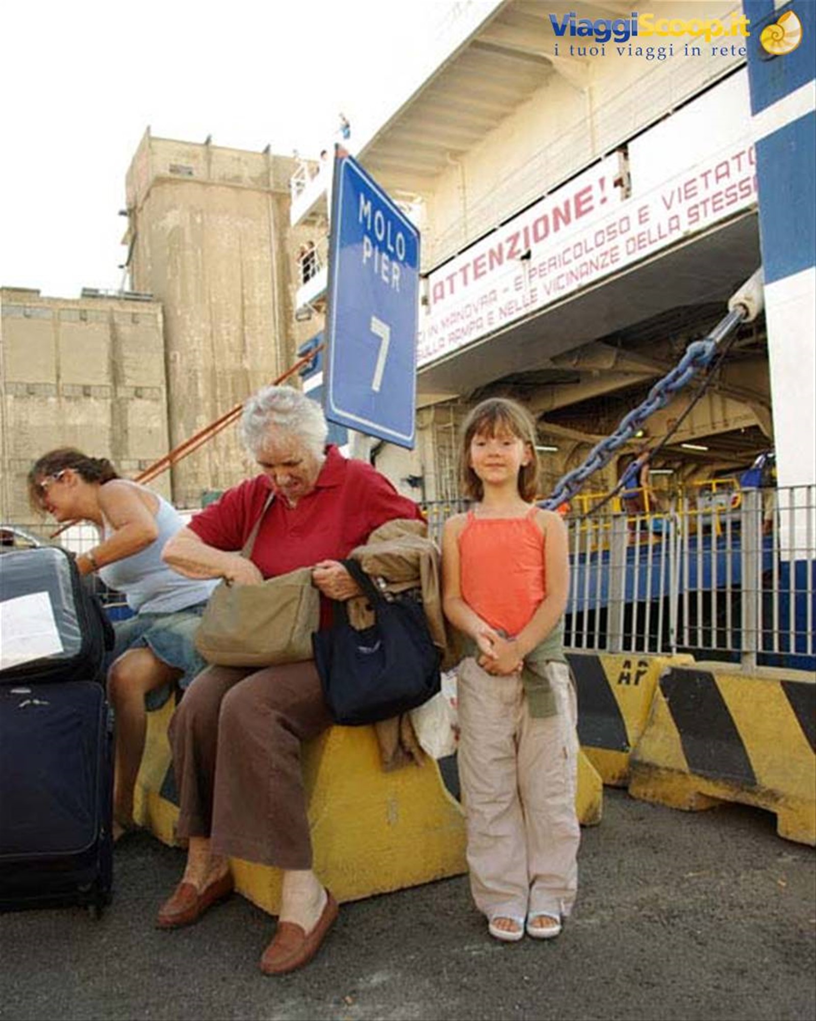 In attesa dell'imbarco