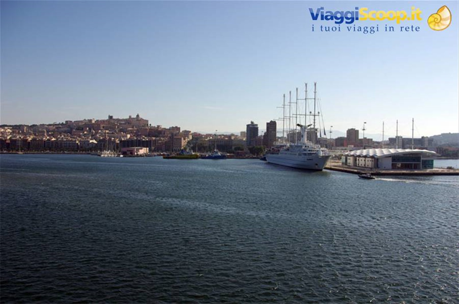 Arrivo nel porto di Cagliari