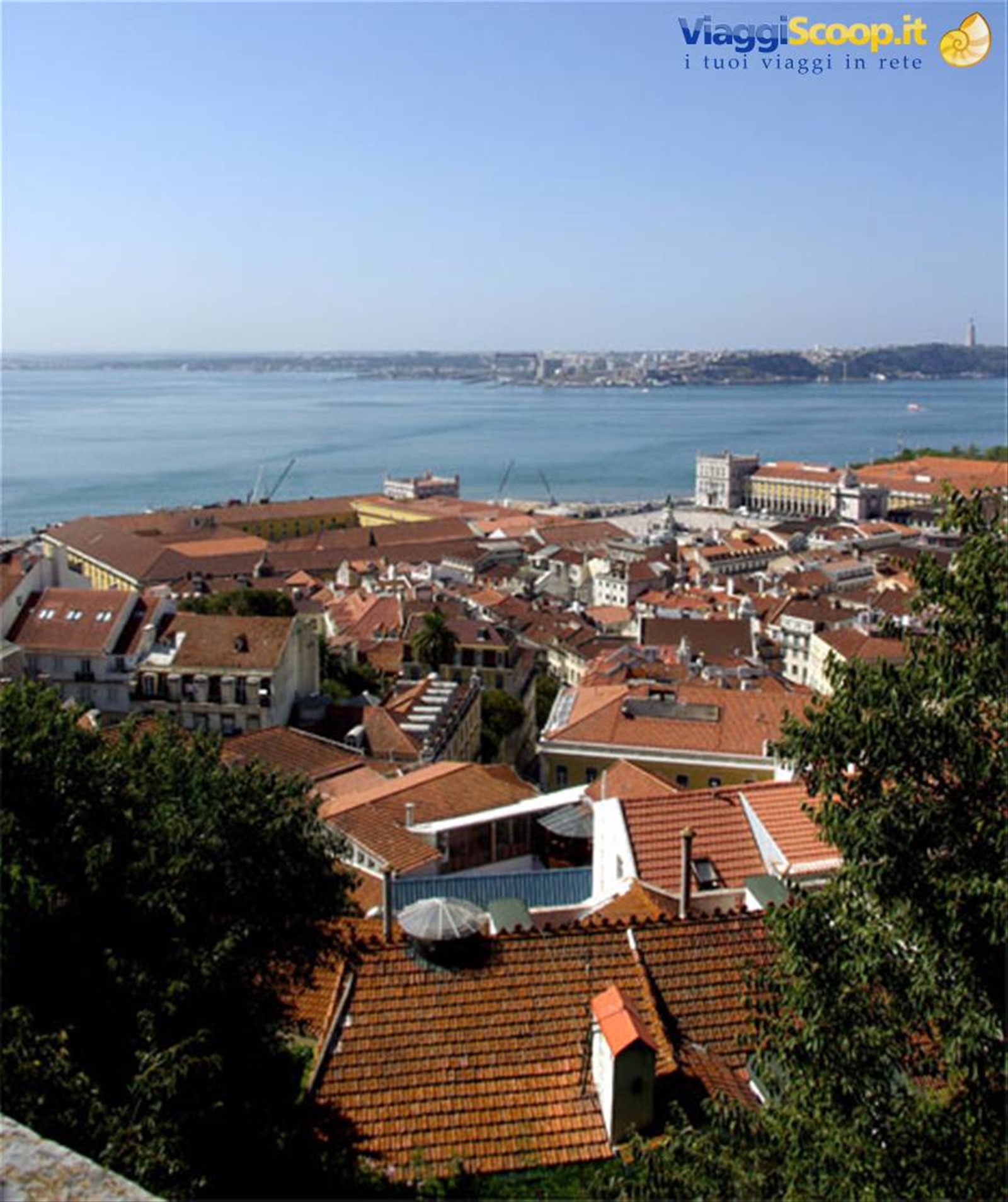 Lisbona castello de S. Jorge vista