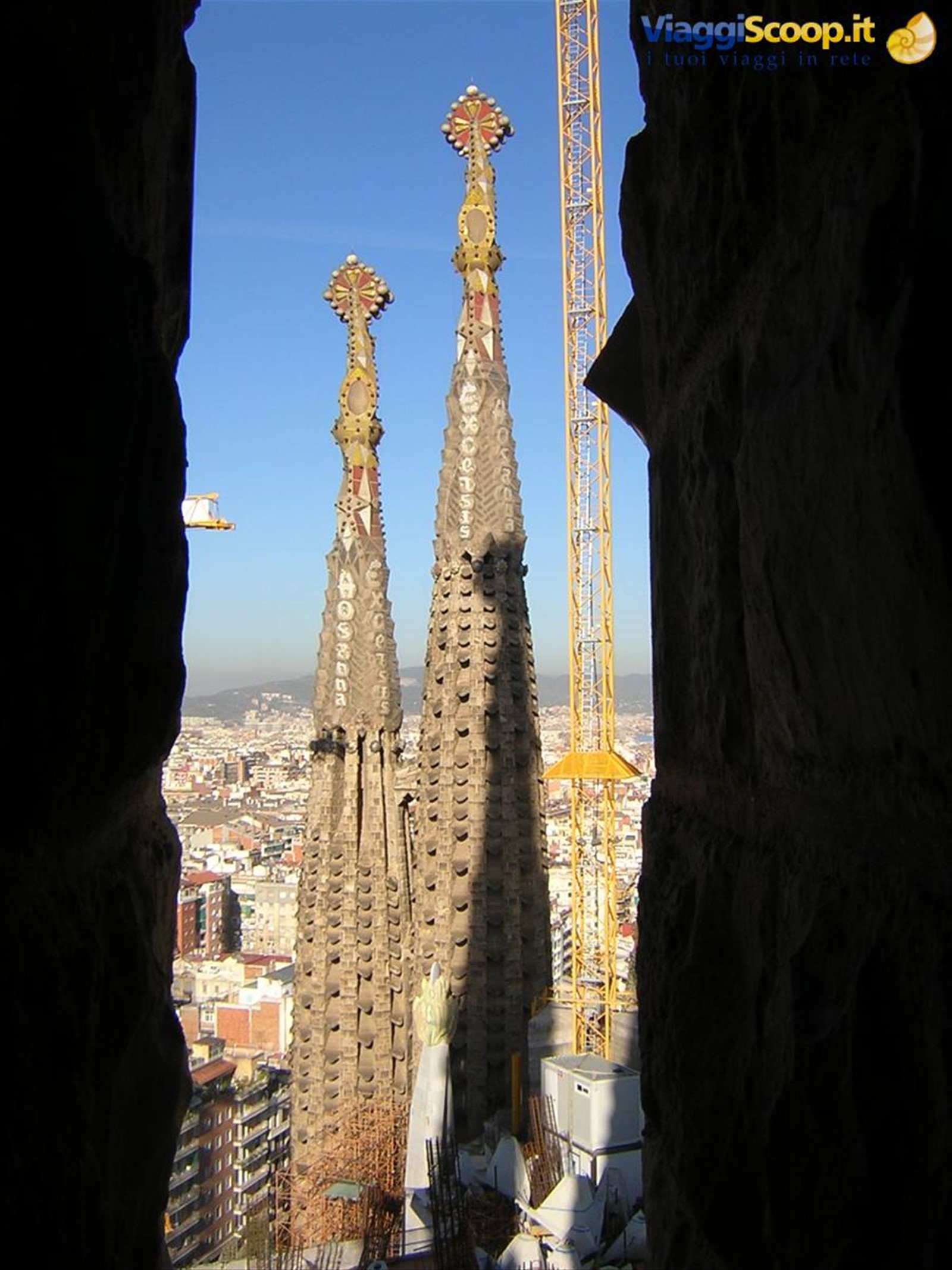 VISTA DALL'ALTO DELLA SAGRADA FAMILIA