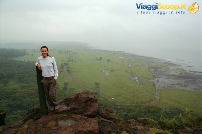 Veronica sul burrone - Lake Nakuru Lookout